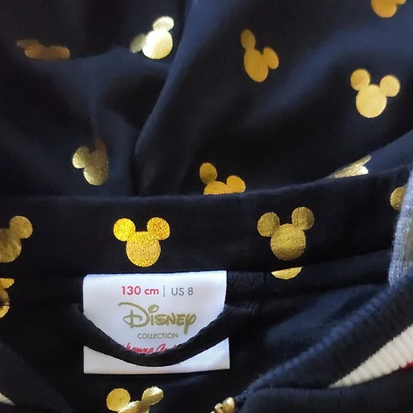 Hanna Andersson Mickey Mouse Hoodie - Black, Cream, and Red - Picture 2 of 3